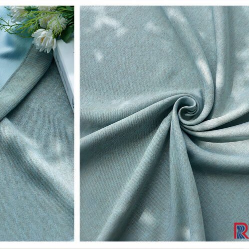 Rèm Vải Màu Xanh Bạc Hà Mint Blue 03