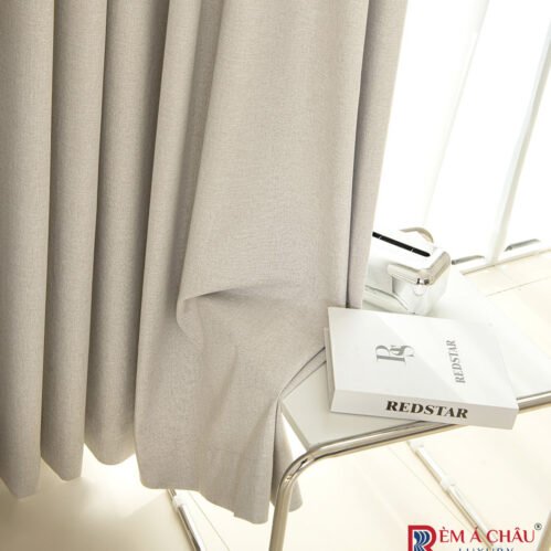 Rèm vải màu be Beige lãng mạn