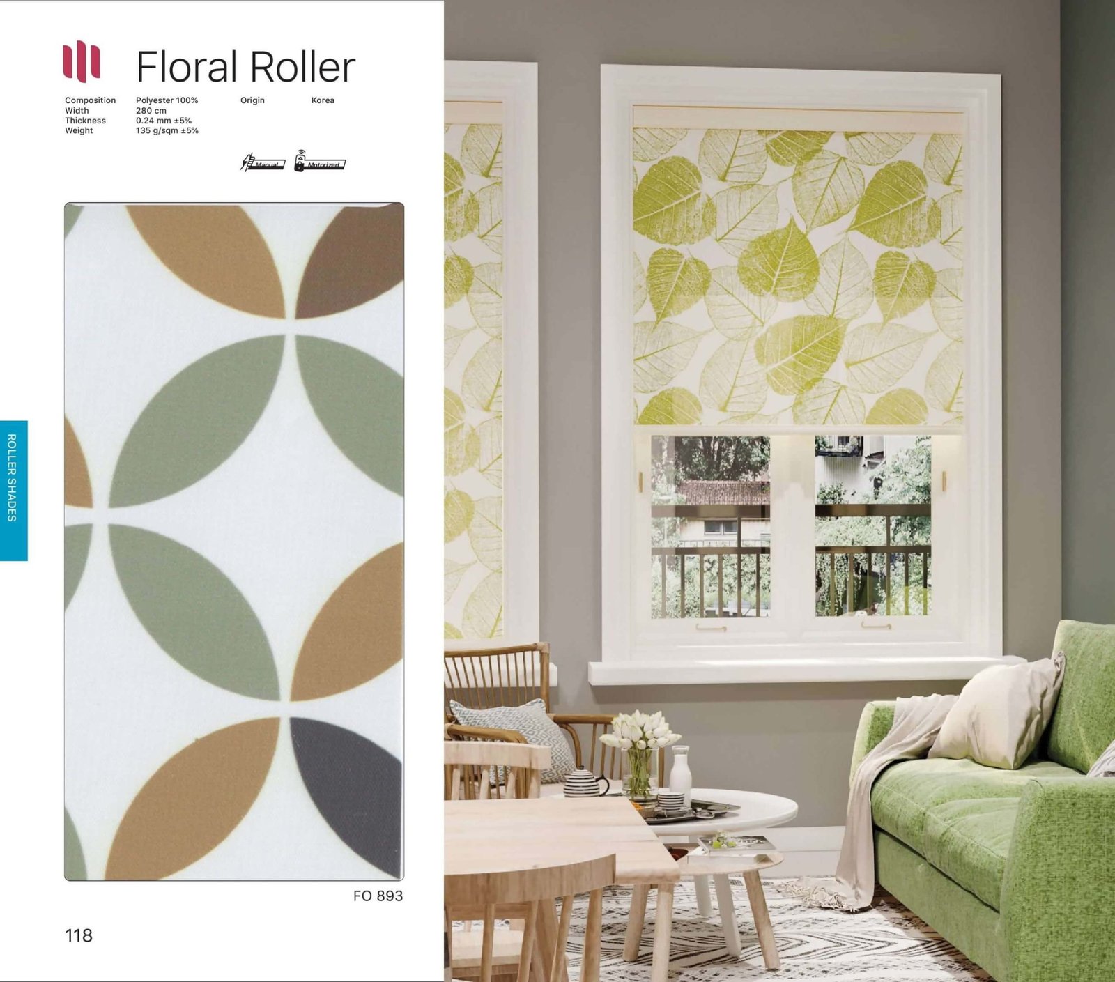 Rem-cuon-modero-floral-roller Rèm Cuốn Modero Floral Roller