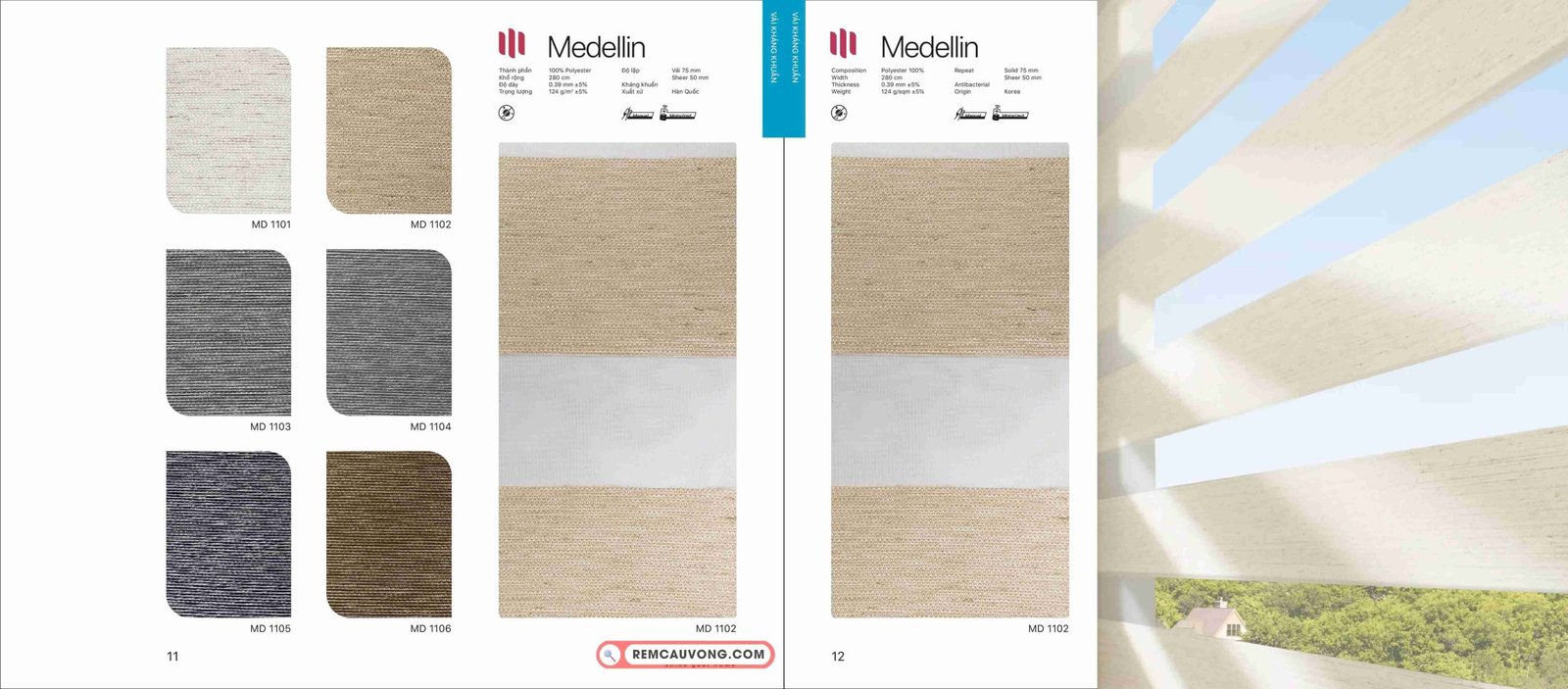 Rèm Cầu Vồng Modero Medellin