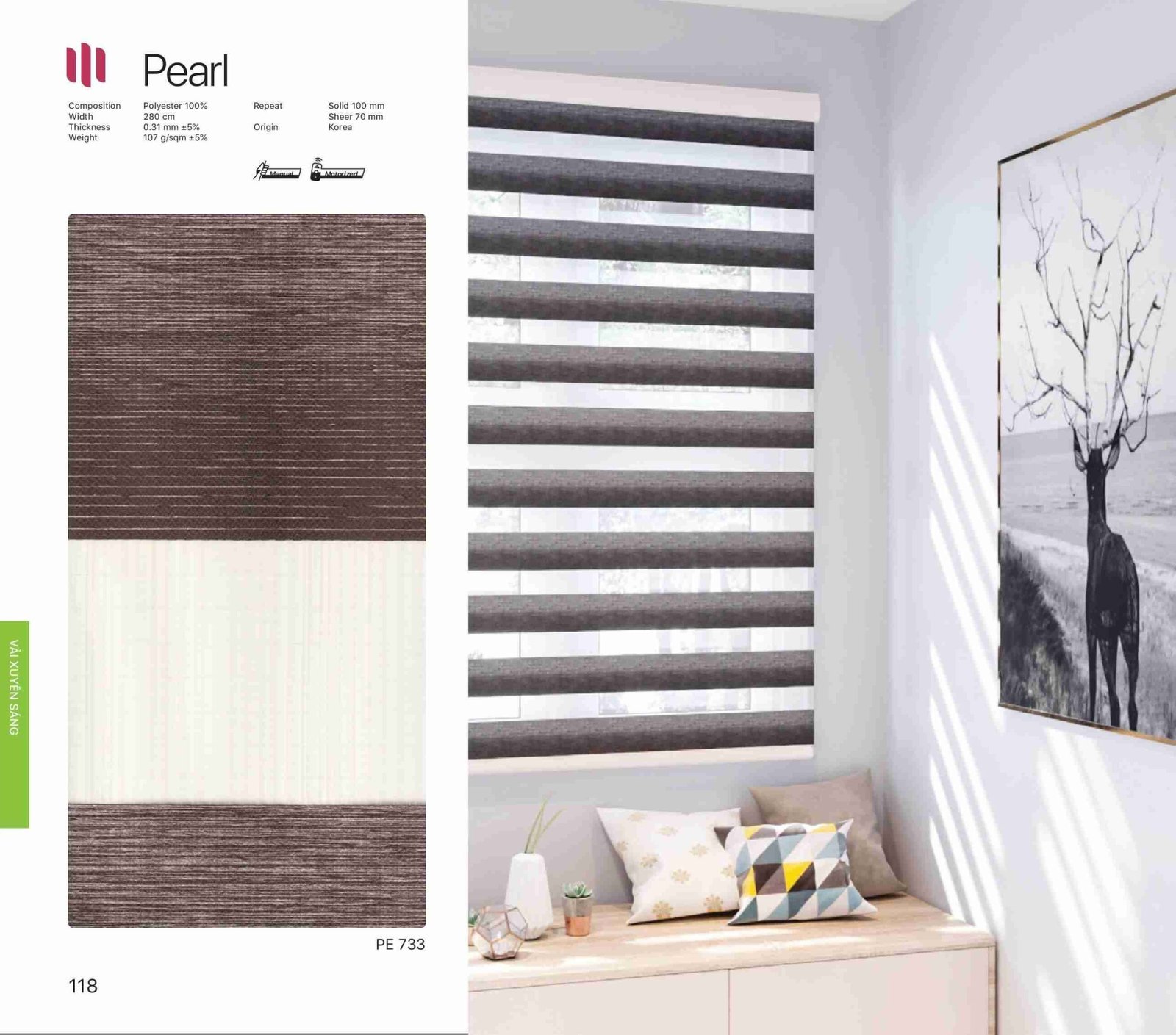 Rèm Cầu Vồng Modero Pearl