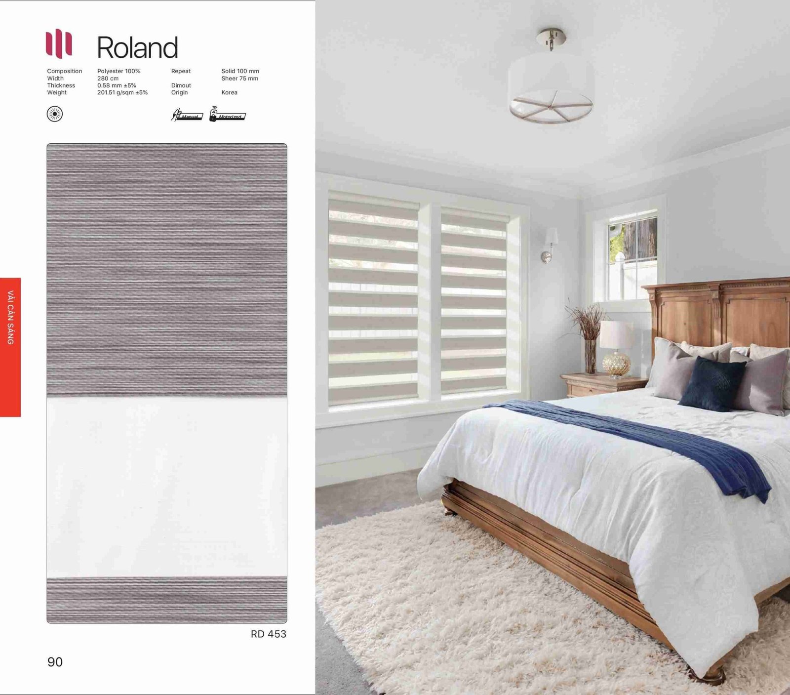 Rèm Cầu Vồng Modero Roland